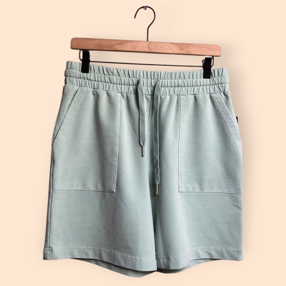Tribal Jeans NEW Cotton Casual Shorts Sea Glass Green Athleisure Comfort Women M